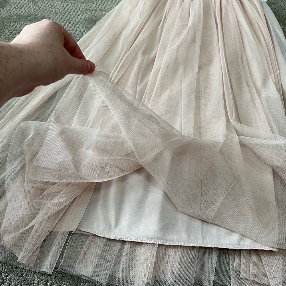 💚SOLD💚 EUC Women's O2 Collection Pleated Tulle Skirt size Small - Picture 7 of 7